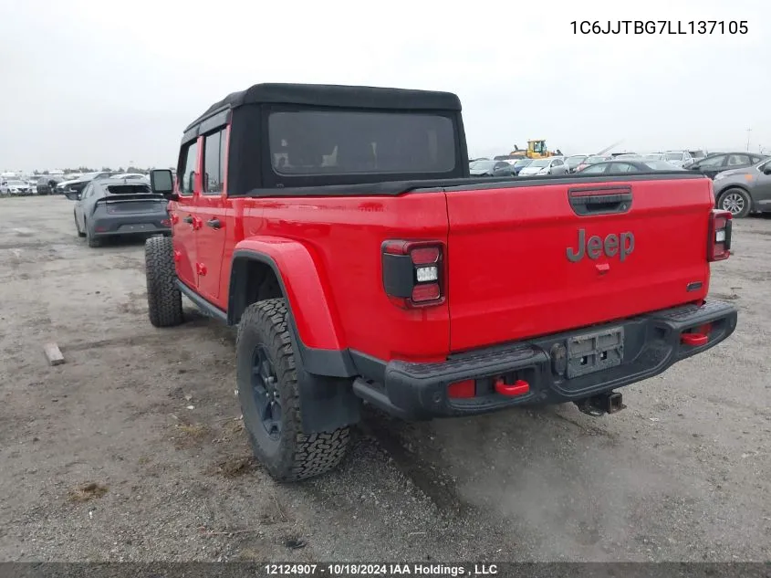 1C6JJTBG7LL137105 2020 Jeep Gladiator Rubicon