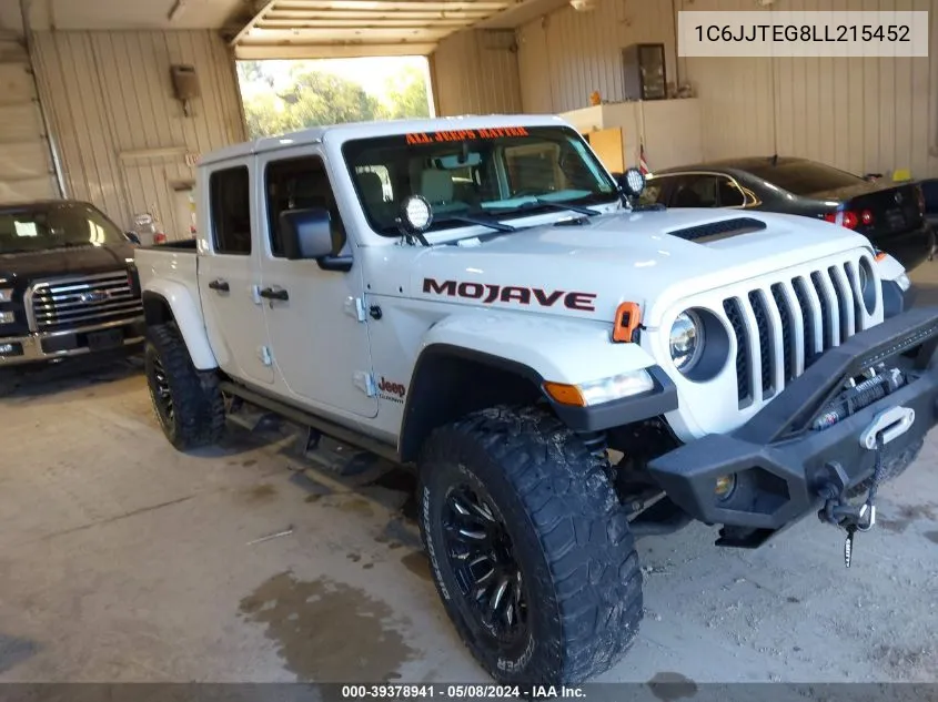 1C6JJTEG8LL215452 2020 Jeep Gladiator Mojave 4X4