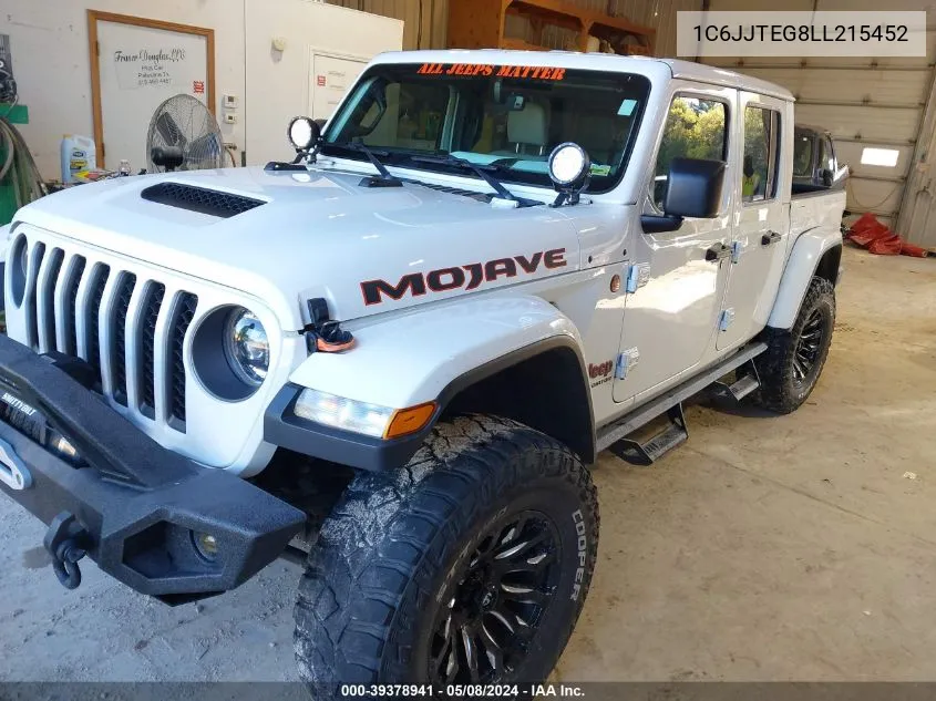 2020 Jeep Gladiator Mojave 4X4 VIN: 1C6JJTEG8LL215452 Lot: 39378941