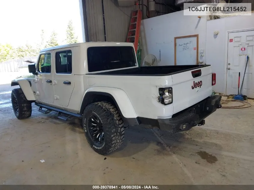 2020 Jeep Gladiator Mojave 4X4 VIN: 1C6JJTEG8LL215452 Lot: 39378941