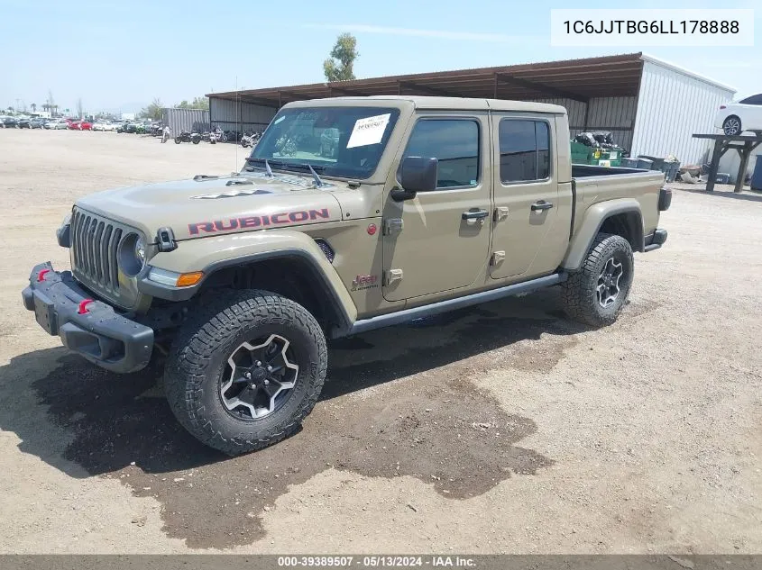 1C6JJTBG6LL178888 2020 Jeep Gladiator Rubicon 4X4