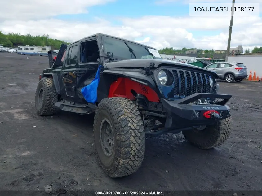 2020 Jeep Gladiator Sport S 4X4 VIN: 1C6JJTAG6LL108177 Lot: 39510700