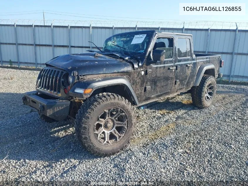 2020 Jeep Gladiator Sport S 4X4 VIN: 1C6HJTAG6LL126855 Lot: 39564587