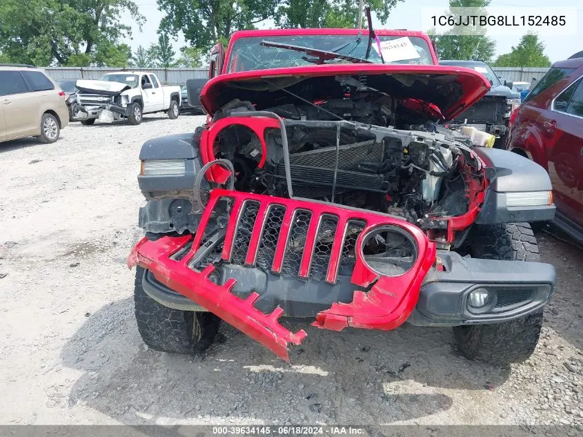 1C6JJTBG8LL152485 2020 Jeep Gladiator Rubicon 4X4