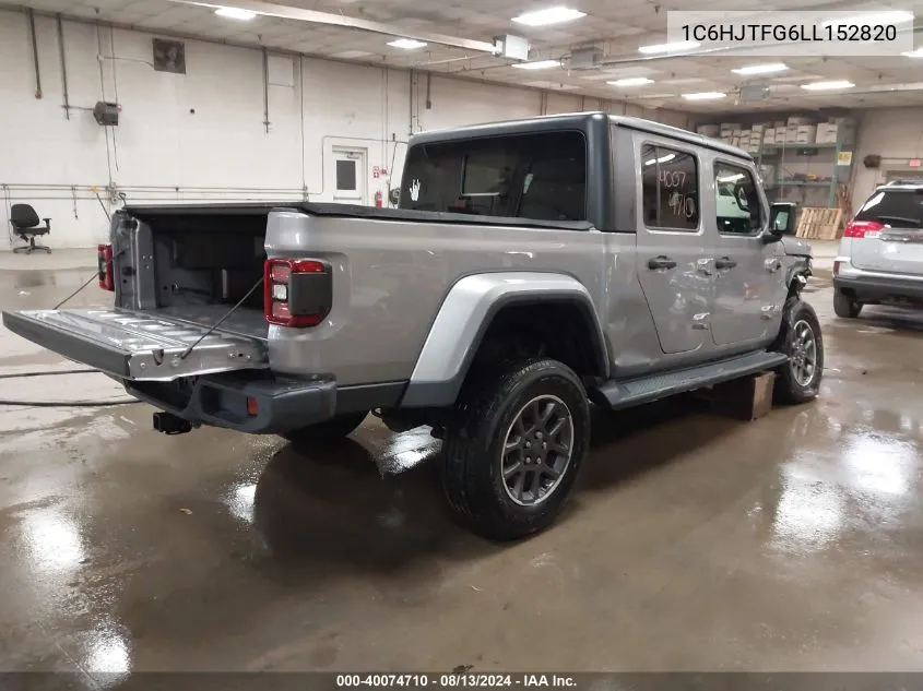 1C6HJTFG6LL152820 2020 Jeep Gladiator Overland 4X4