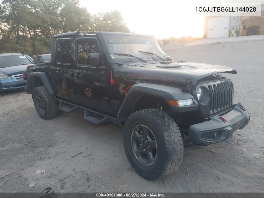 1C6JJTBG6LL144028 2020 Jeep Gladiator Rubicon 4X4