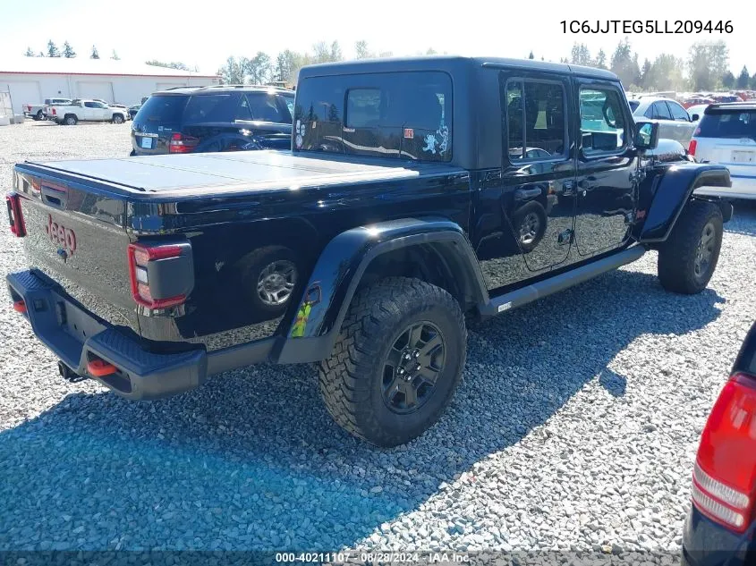 2020 Jeep Gladiator Mojave 4X4 VIN: 1C6JJTEG5LL209446 Lot: 40211107