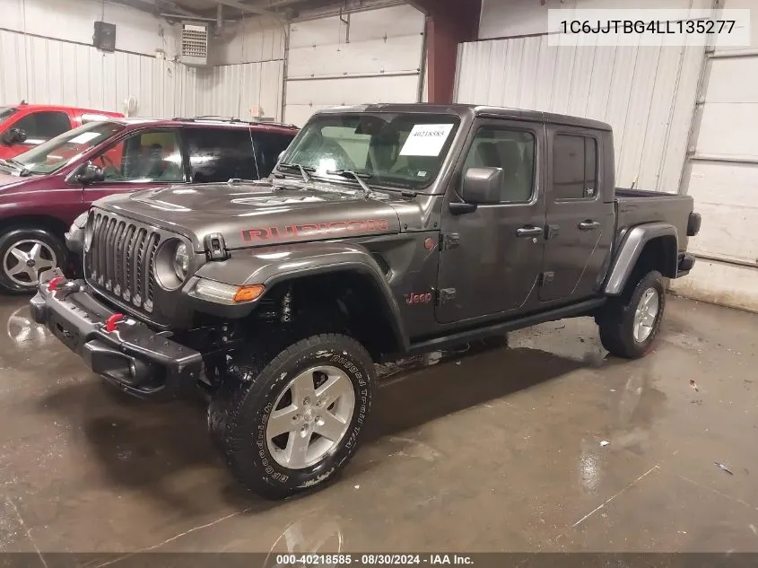 2020 Jeep Gladiator Rubicon 4X4 VIN: 1C6JJTBG4LL135277 Lot: 40218585