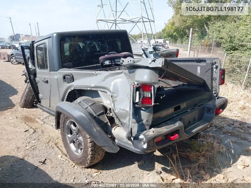 2020 Jeep Gladiator Rubicon 4X4 VIN: 1C6JJTBG7LL198177 Lot: 40233063