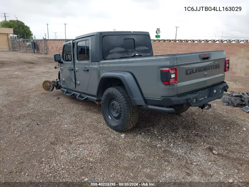 2020 Jeep Gladiator Rubicon 4X4 VIN: 1C6JJTBG4LL163029 Lot: 40233395