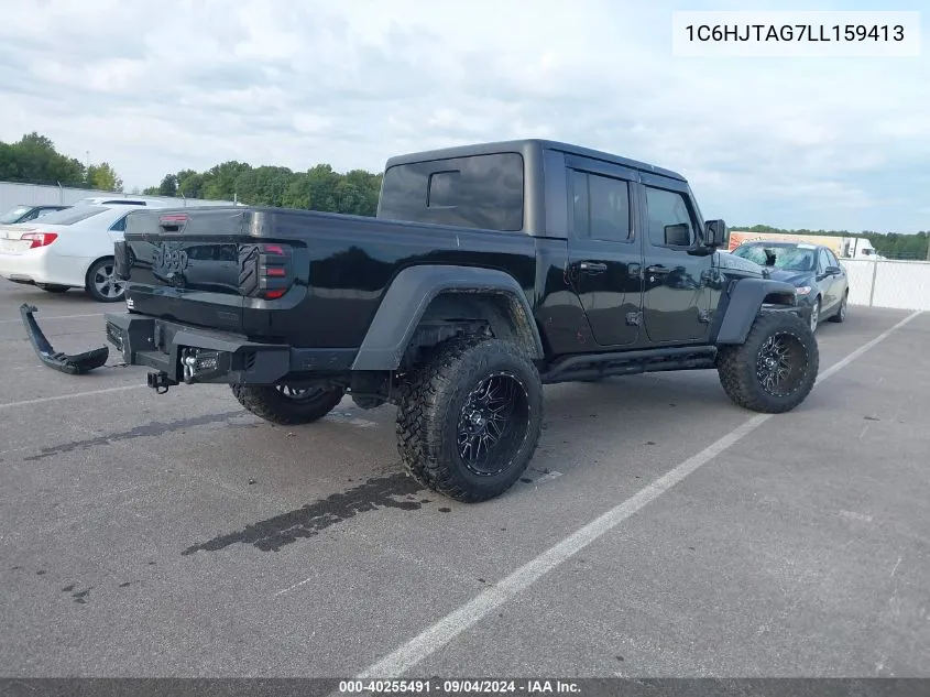 2020 Jeep Gladiator Sport VIN: 1C6HJTAG7LL159413 Lot: 40255491