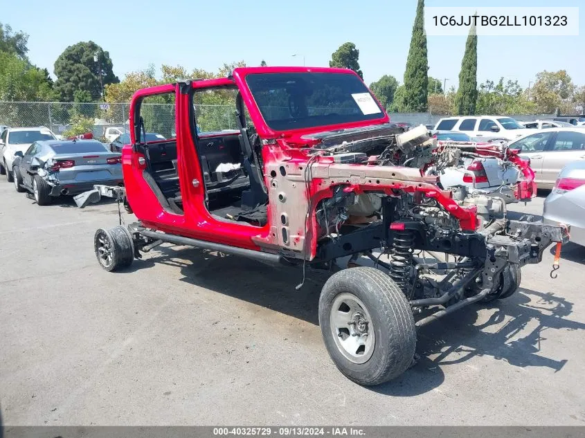 2020 Jeep Gladiator Rubicon VIN: 1C6JJTBG2LL101323 Lot: 40325729