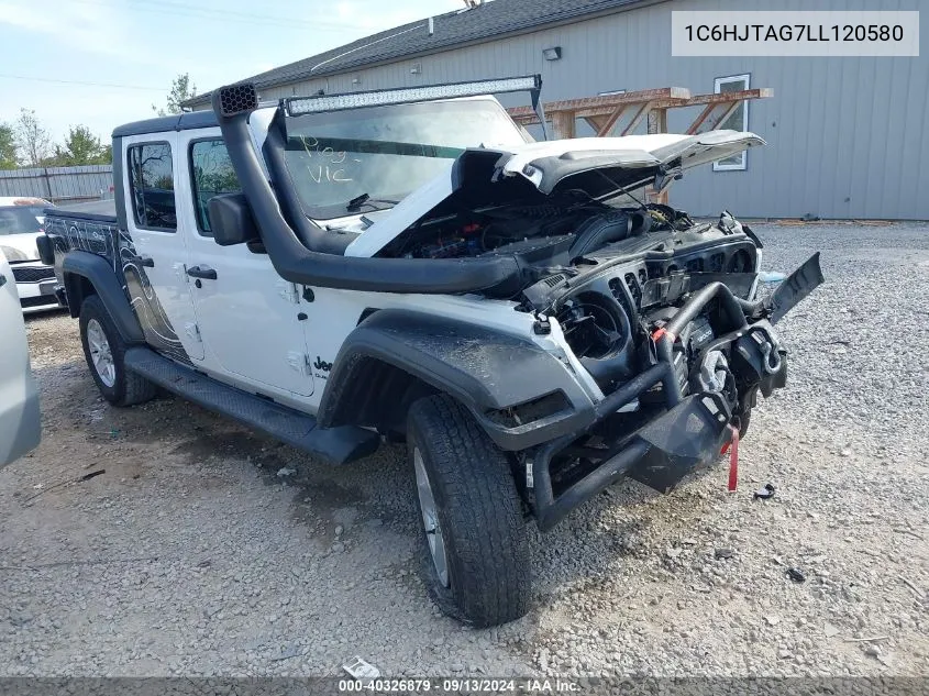 2020 Jeep Gladiator Sport VIN: 1C6HJTAG7LL120580 Lot: 40326879