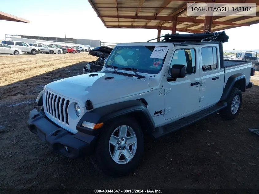 1C6HJTAG2LL143104 2020 Jeep Gladiator Sport