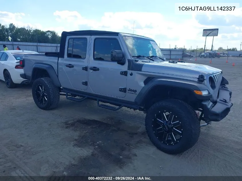 2020 Jeep Gladiator Sport S 4X4 VIN: 1C6HJTAG9LL142337 Lot: 40372232