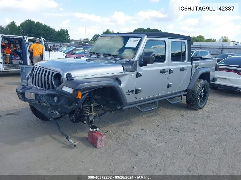 2020 Jeep Gladiator Sport S 4X4 VIN: 1C6HJTAG9LL142337 Lot: 40372232