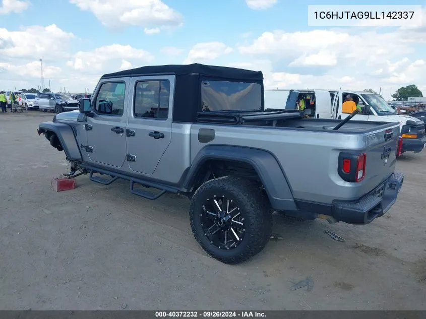 2020 Jeep Gladiator Sport S 4X4 VIN: 1C6HJTAG9LL142337 Lot: 40372232