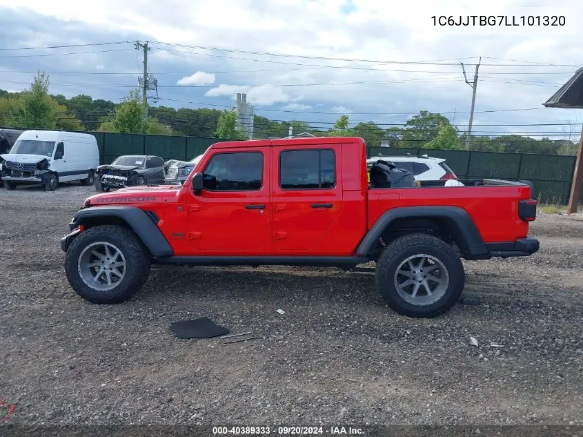 1C6JJTBG7LL101320 2020 Jeep Gladiator Rubicon 4X4