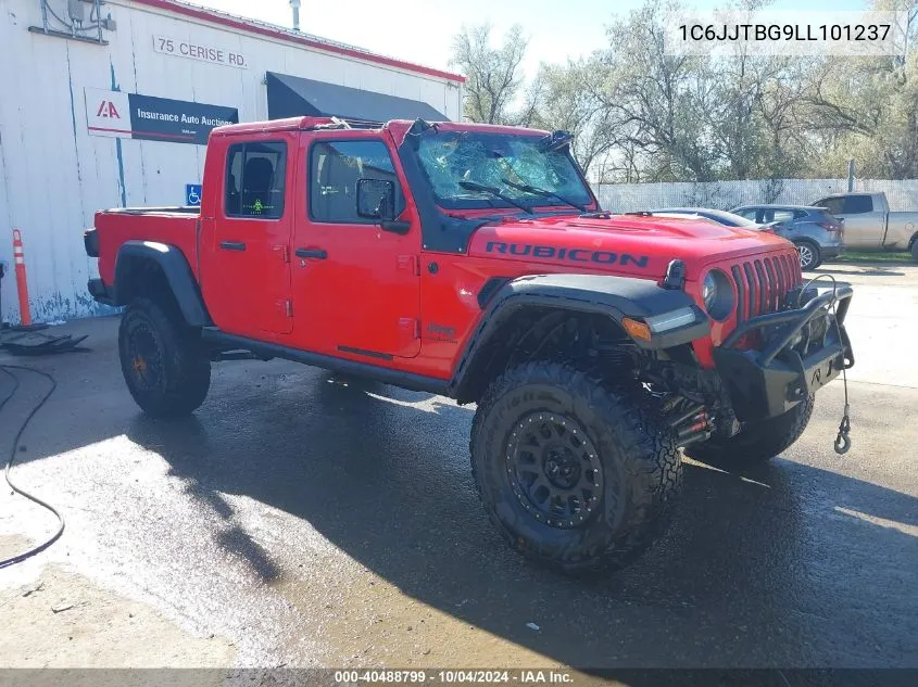 2020 Jeep Gladiator Rubicon 4X4 VIN: 1C6JJTBG9LL101237 Lot: 40488799