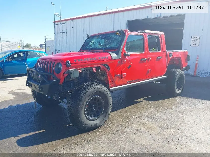 2020 Jeep Gladiator Rubicon 4X4 VIN: 1C6JJTBG9LL101237 Lot: 40488799