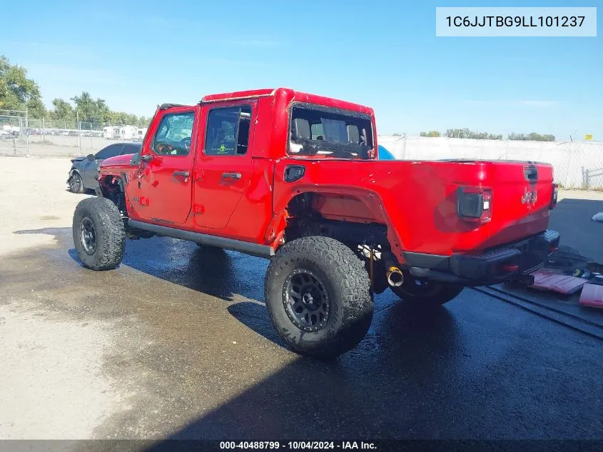 2020 Jeep Gladiator Rubicon 4X4 VIN: 1C6JJTBG9LL101237 Lot: 40488799