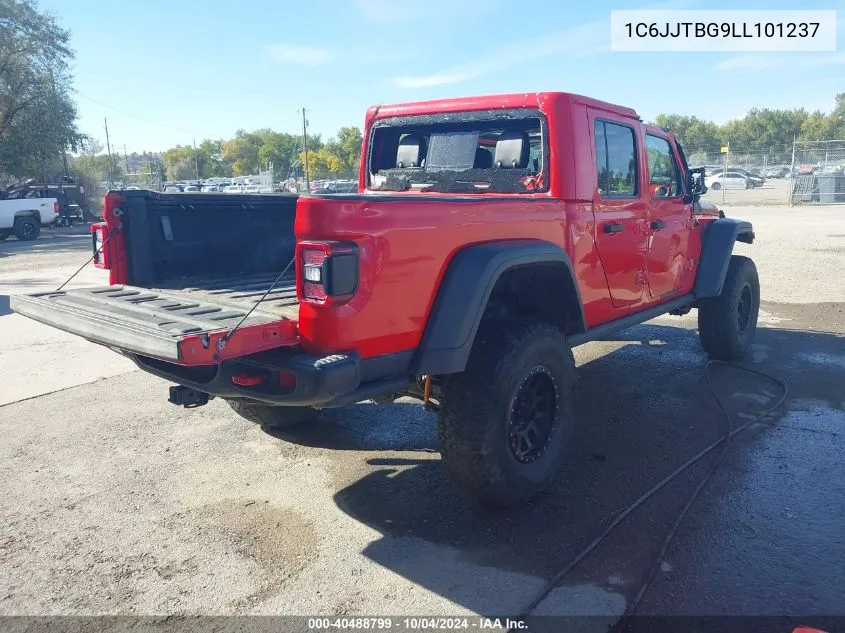 2020 Jeep Gladiator Rubicon 4X4 VIN: 1C6JJTBG9LL101237 Lot: 40488799