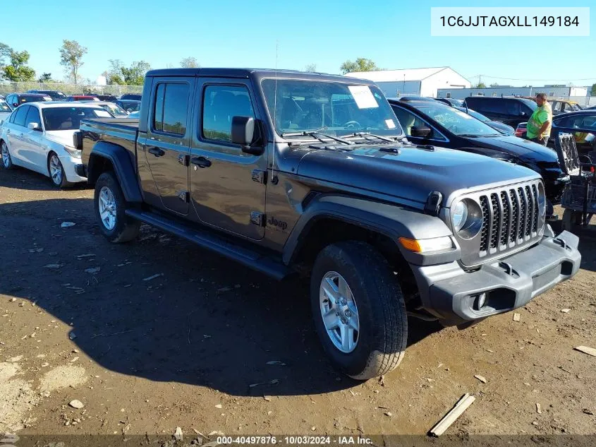 1C6JJTAGXLL149184 2020 Jeep Gladiator Sport S 4X4