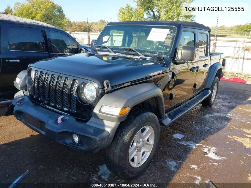 2020 Jeep Gladiator Sport S 4X4 VIN: 1C6HJTAG0LL125555 Lot: 40519387