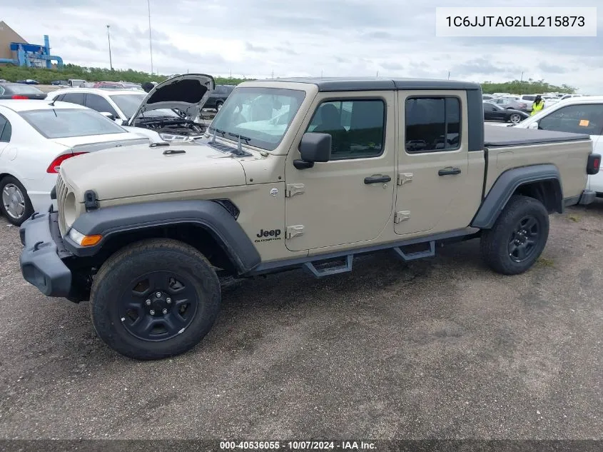 2020 Jeep Gladiator Sport 4X4 VIN: 1C6JJTAG2LL215873 Lot: 40536055