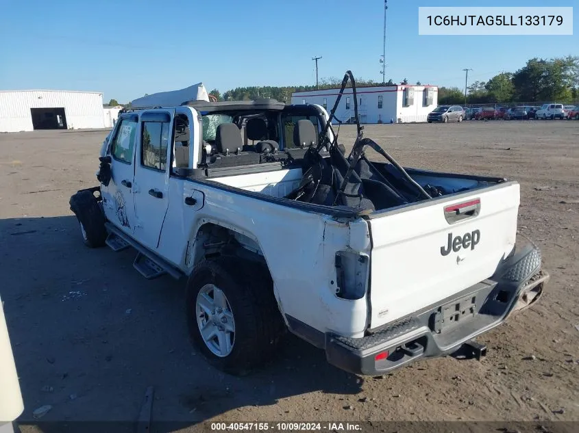 2020 Jeep Gladiator Sport S 4X4 VIN: 1C6HJTAG5LL133179 Lot: 40547155