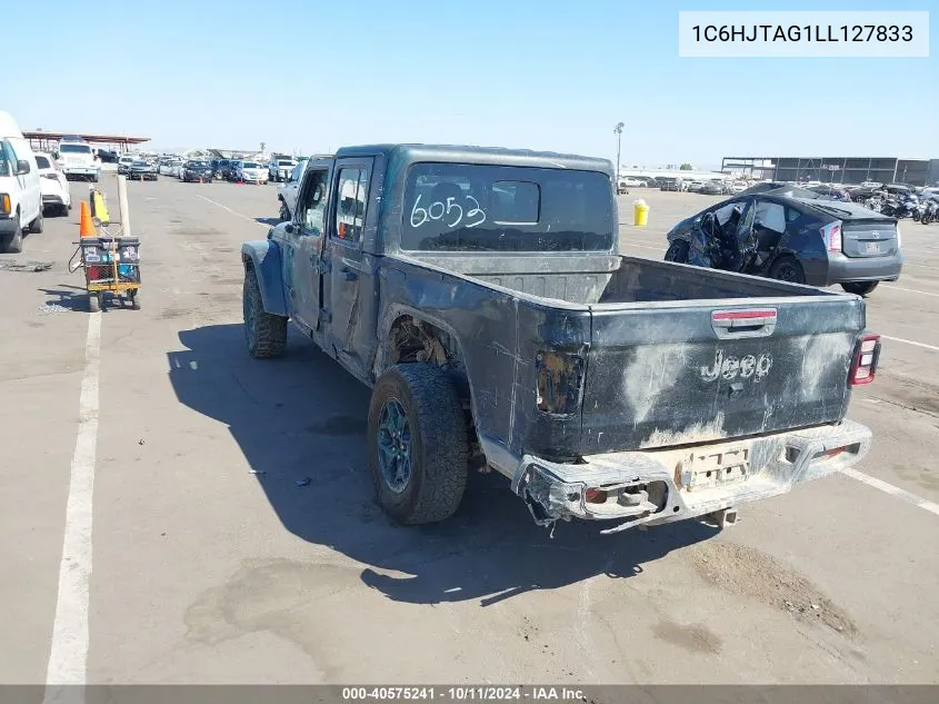 2020 Jeep Gladiator Sport S 4X4 VIN: 1C6HJTAG1LL127833 Lot: 40575241