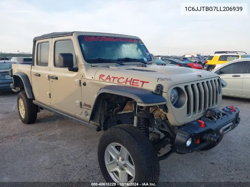 1C6JJTBG7LL206939 2020 Jeep Gladiator Rubicon 4X4