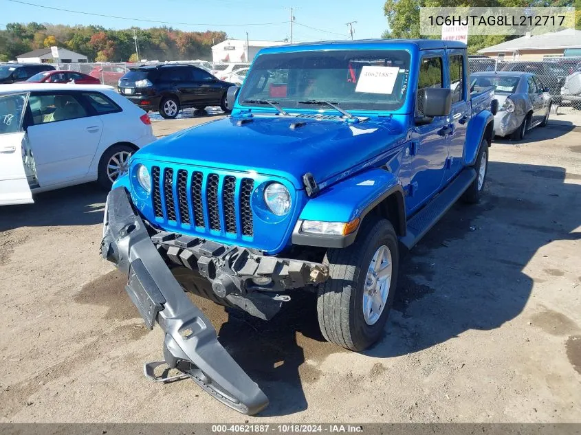 2020 Jeep Gladiator Sport S 4X4 VIN: 1C6HJTAG8LL212717 Lot: 40621887