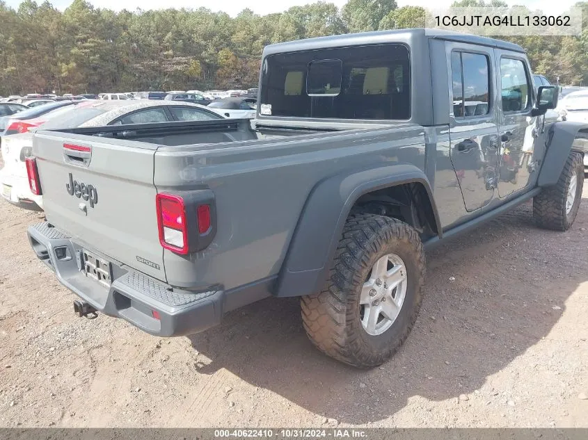 2020 Jeep Gladiator Sport S 4X4 VIN: 1C6JJTAG4LL133062 Lot: 40622410