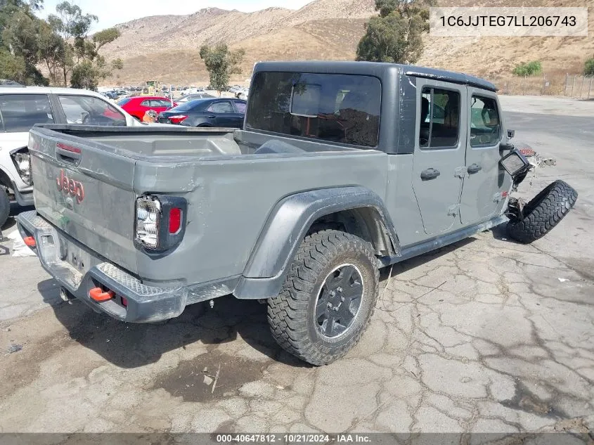 2020 Jeep Gladiator Mojave 4X4 VIN: 1C6JJTEG7LL206743 Lot: 40647812