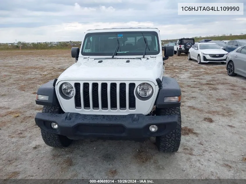 2020 Jeep Gladiator Sport S 4X4 VIN: 1C6HJTAG4LL109990 Lot: 40689314