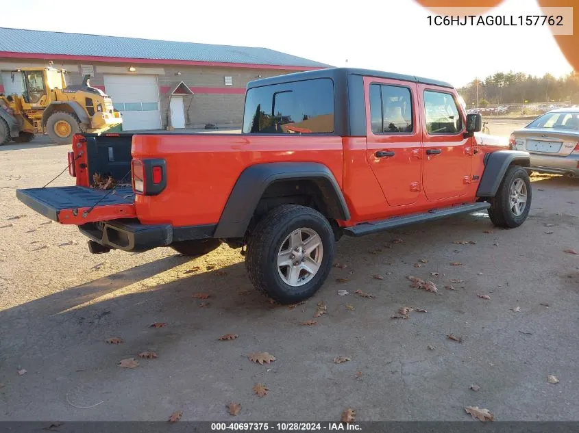 2020 Jeep Gladiator Sport S 4X4 VIN: 1C6HJTAG0LL157762 Lot: 40697375