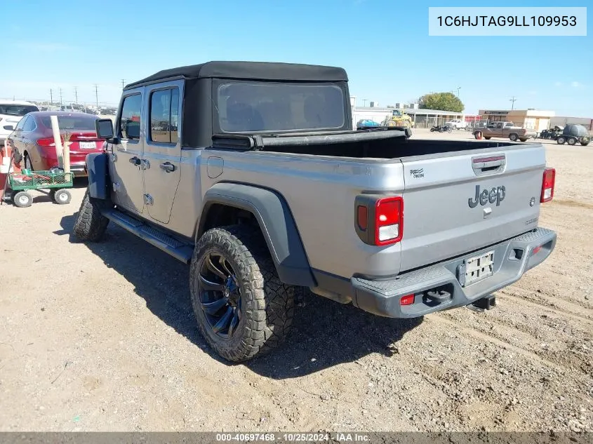 2020 Jeep Gladiator Sport S 4X4 VIN: 1C6HJTAG9LL109953 Lot: 40697468