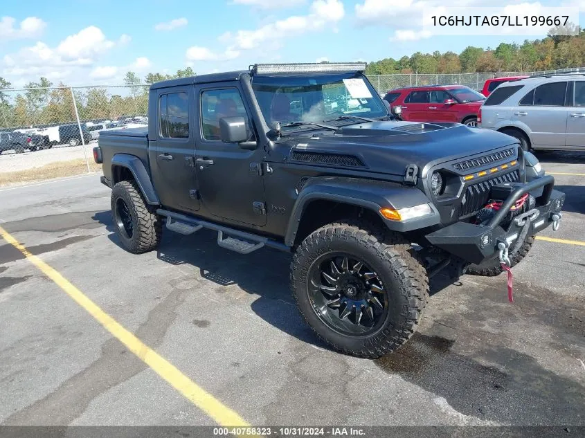 2020 Jeep Gladiator Sport S 4X4 VIN: 1C6HJTAG7LL199667 Lot: 40758323