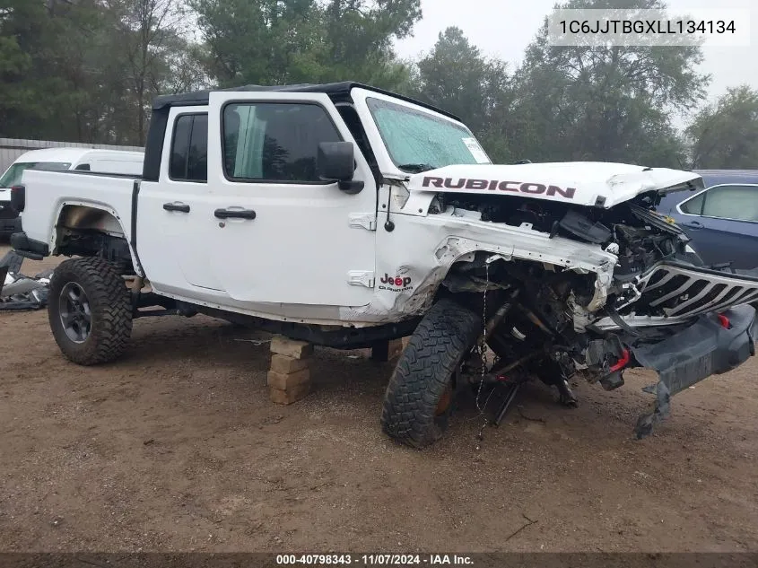 2020 Jeep Gladiator Rubicon 4X4 VIN: 1C6JJTBGXLL134134 Lot: 40798343