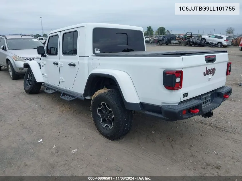 2020 Jeep Gladiator Rubicon 4X4 VIN: 1C6JJTBG9LL101755 Lot: 40806501