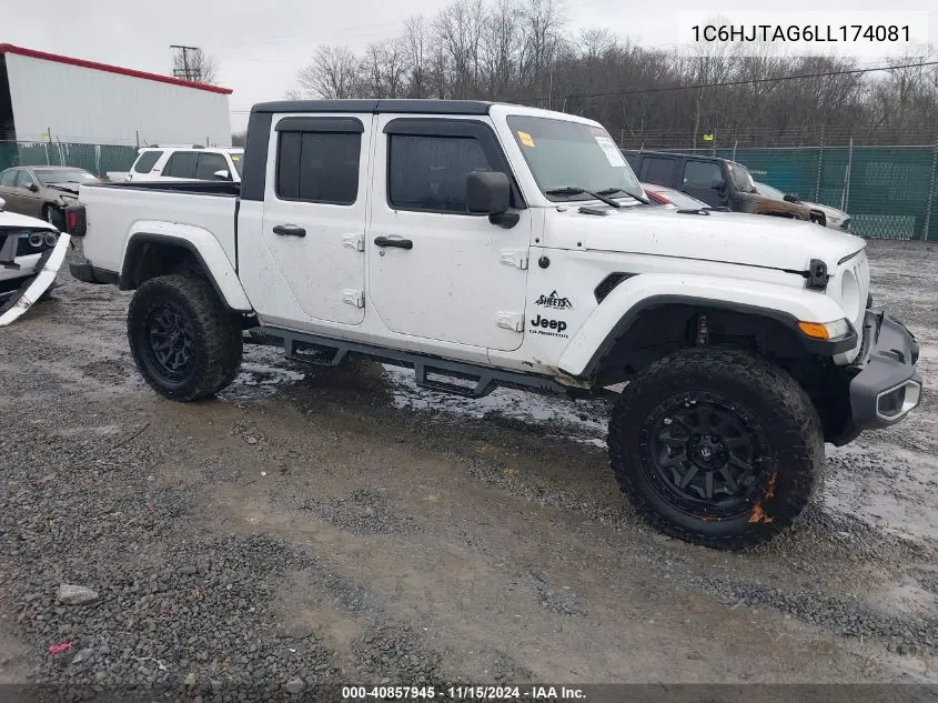 2020 Jeep Gladiator Sport S 4X4 VIN: 1C6HJTAG6LL174081 Lot: 40857945