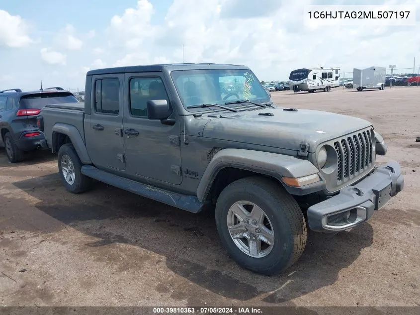 2021 Jeep Gladiator Sport S 4X4 VIN: 1C6HJTAG2ML507197 Lot: 39810363