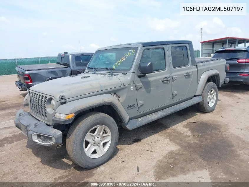 2021 Jeep Gladiator Sport S 4X4 VIN: 1C6HJTAG2ML507197 Lot: 39810363