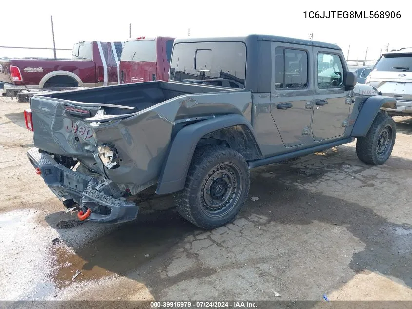 2021 Jeep Gladiator Mojave 4X4 VIN: 1C6JJTEG8ML568906 Lot: 39915979