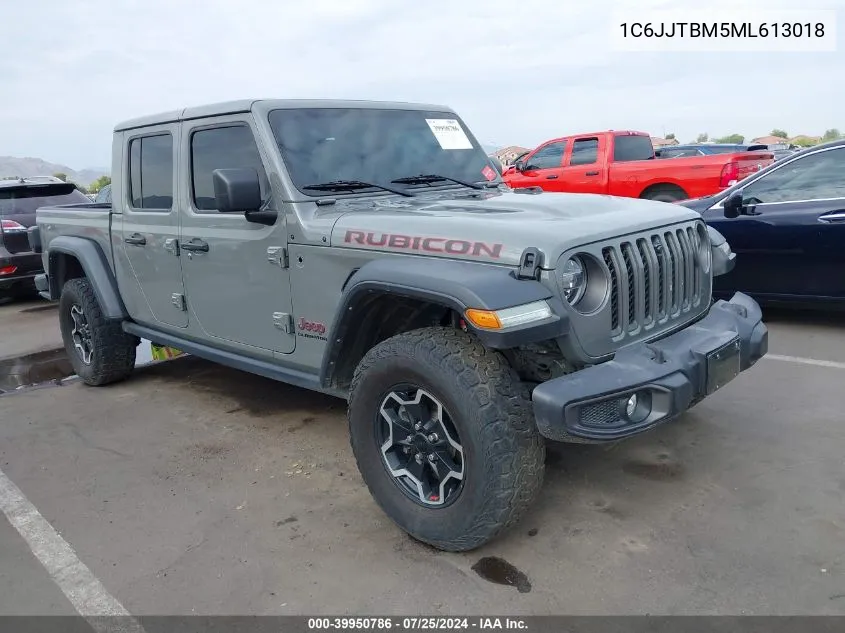 2021 Jeep Gladiator Rubicon 4X4 VIN: 1C6JJTBM5ML613018 Lot: 39950786