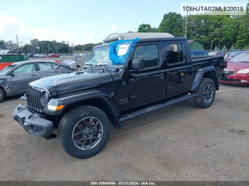 2021 Jeep Gladiator 80Th Anniversary 4X4 VIN: 1C6HJTAG2ML520015 Lot: 39994096