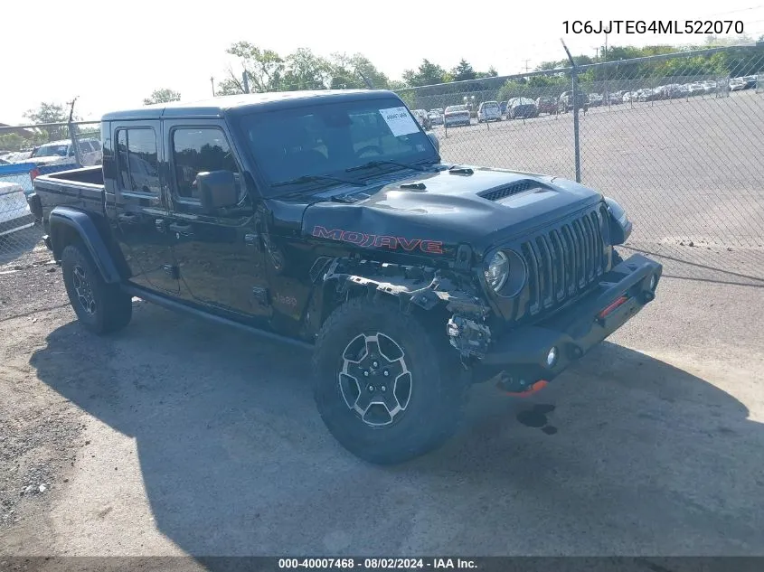 1C6JJTEG4ML522070 2021 Jeep Gladiator Mojave 4X4