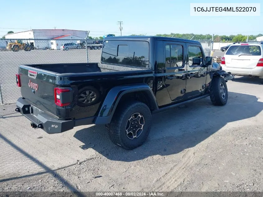 2021 Jeep Gladiator Mojave 4X4 VIN: 1C6JJTEG4ML522070 Lot: 40007468