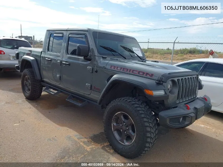 1C6JJTBG8ML606350 2021 Jeep Gladiator Rubicon 4X4